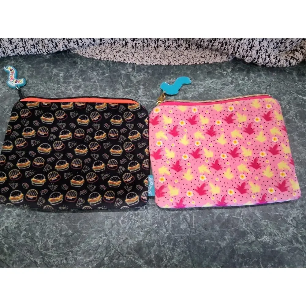 Squishmallow Soft Zipper Pencil Pouch Set Of 2 Carl & Archie School Supplies